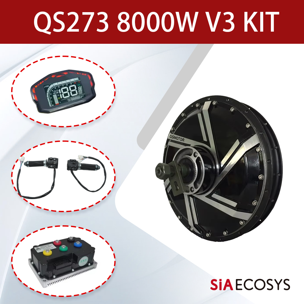 Qs273 Hub Motor 8000W 72V - QSMOTOR QS273 V3 8000W 72V Hub