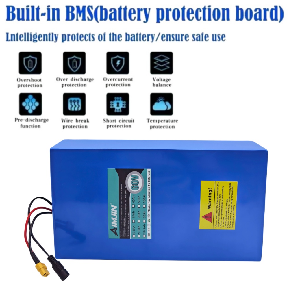 16S8P 1000W-3000W 60V 30Ah Hig - 60V 30Ah Electric Scooter Battery ulasan dan harga